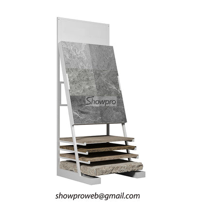 Custom-built tile sample display rack manufacturer