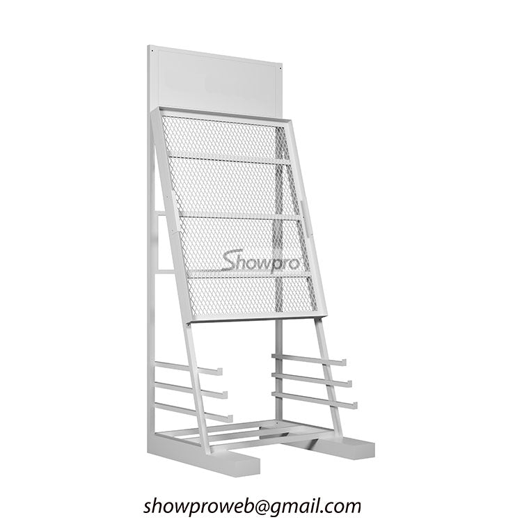 Custom-built tile sample display rack manufacturer