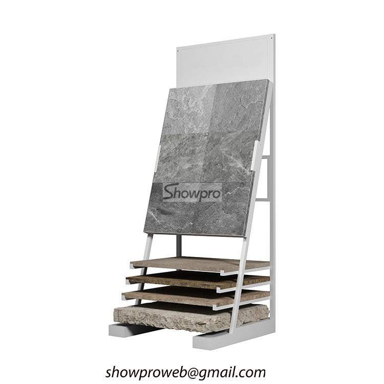 Custom-built tile sample display rack manufacturer
