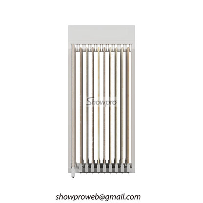 10-panel ceramic tile sliding display stand