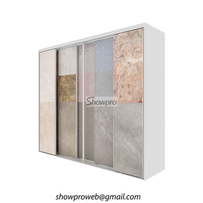 granite panels sliding display stand wholesale