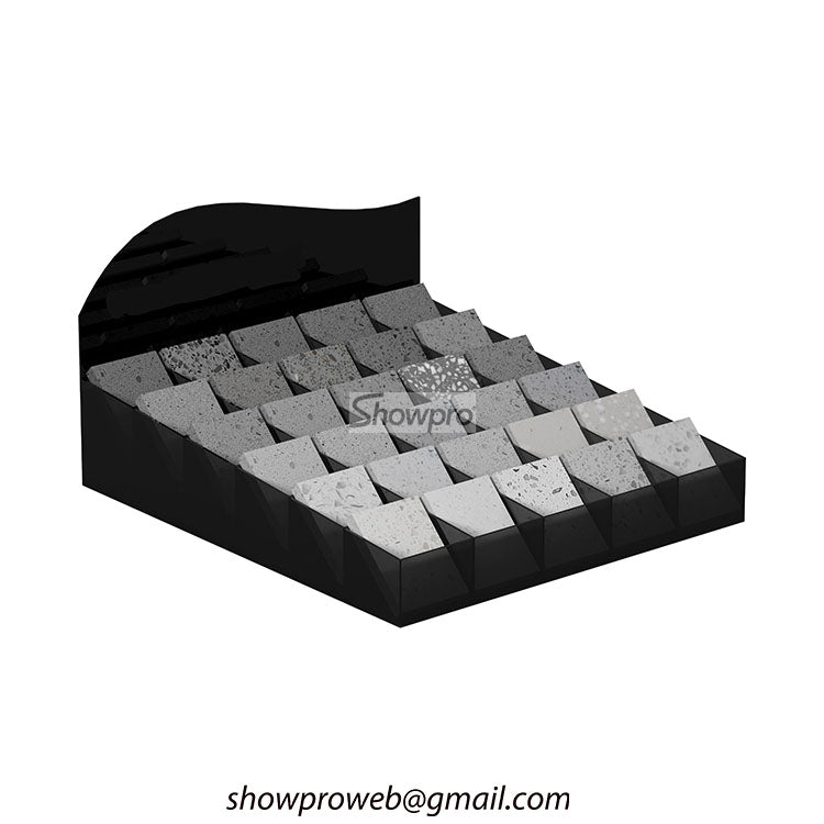 Acrylic sample stone display stand stone presentation