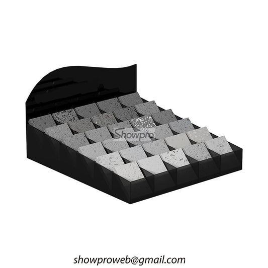 Acrylic sample stone display stand stone presentation
