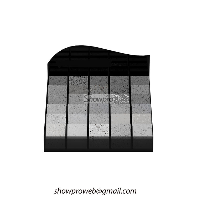 Acrylic sample stone display stand stone presentation