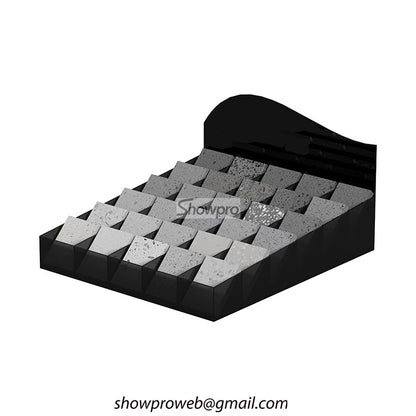 Acrylic sample stone display stand stone presentation