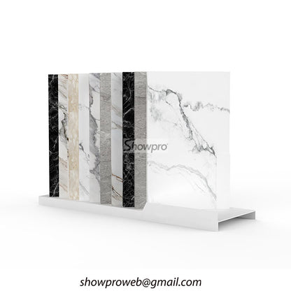 Custom-sized tile display stands for sale