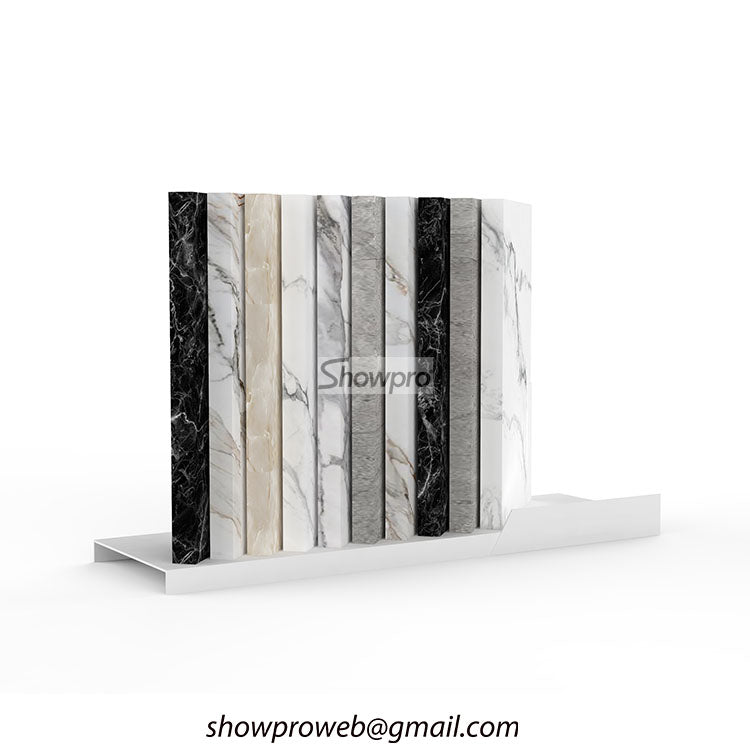 Custom-sized tile display stands for sale