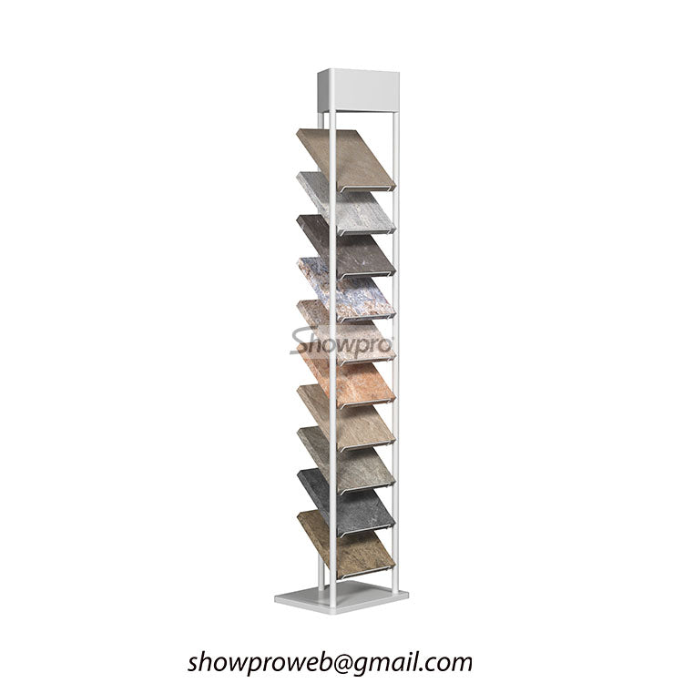 Durable display stands for heavy ceramic tiles