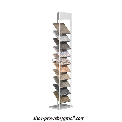 Durable display stands for heavy ceramic tiles