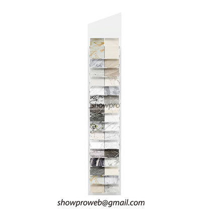 Custom logo tile sample display rack for manufacturers