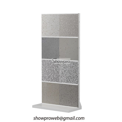 sample stone display rack tiles shop display