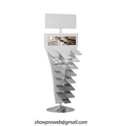 Tile showroom displays tiles display rack price