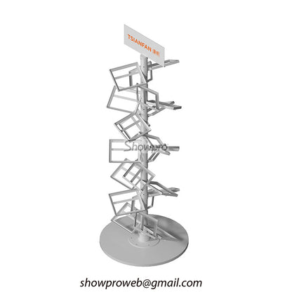 tiles sample rotating display stand stone floor racks
