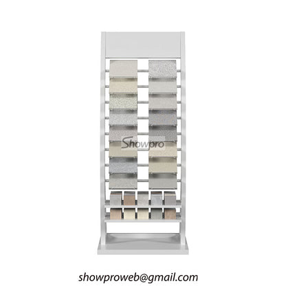 Stone sample storage racks for wholesalers
