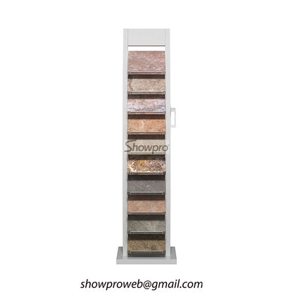 Interior design studio tile sample display stand