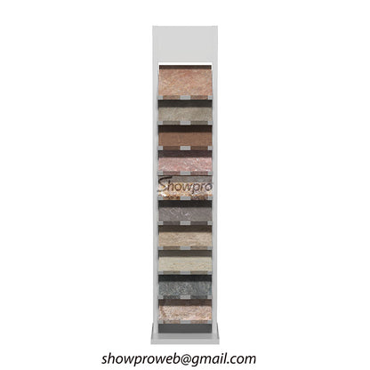 heavy duty stone sample display rack for quartz and granite