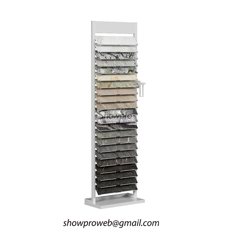 Marble sample stone display stand for sale