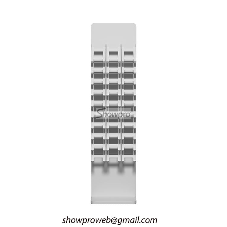 Tiles stand design metal shelving display