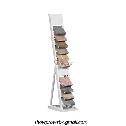 Commercial grade rust-resistant tile racks for outdoor use