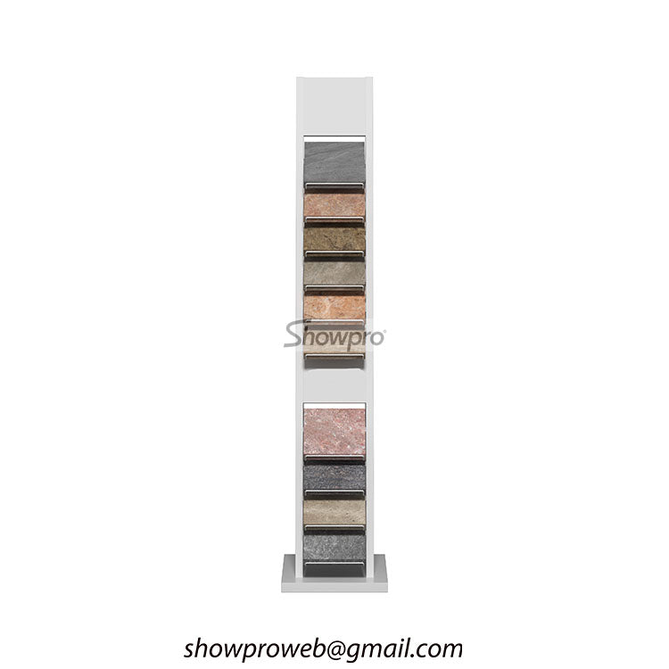 Commercial grade rust-resistant tile racks for outdoor use