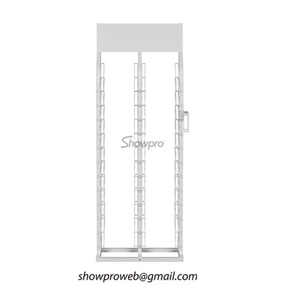 Stone sample display rack showroom tile displays