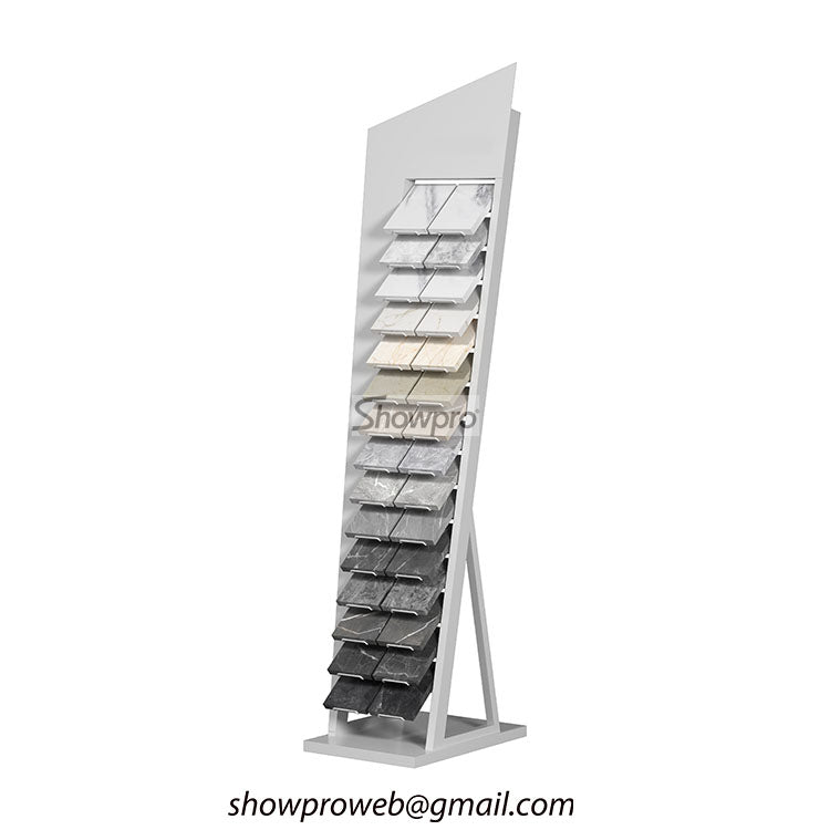 quartz stone display rack sample display stand