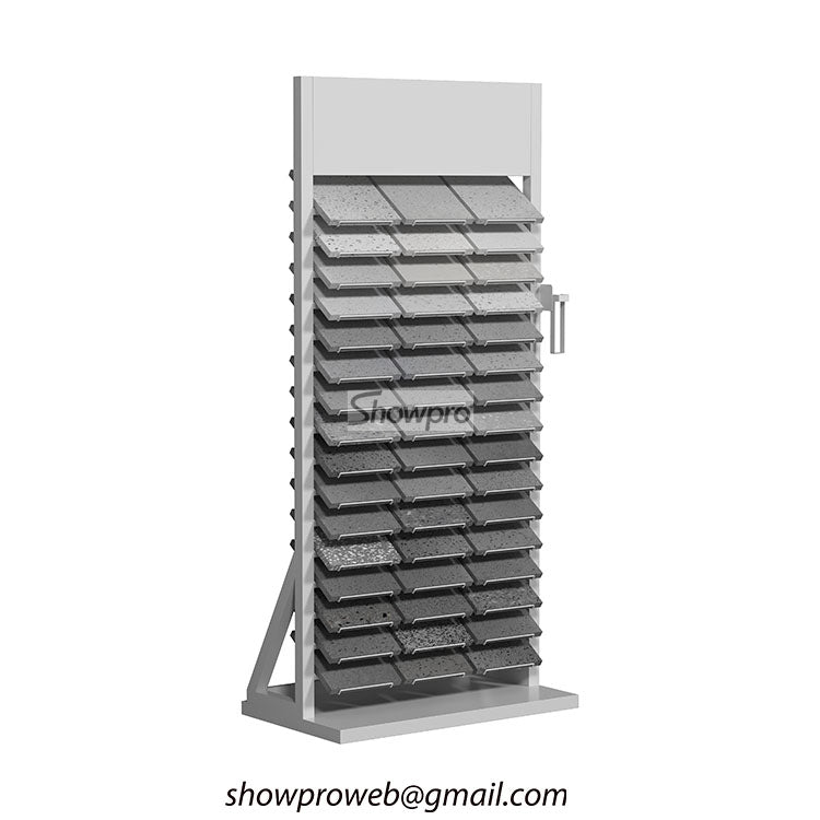 Durable sample tiles display stand custom display racks