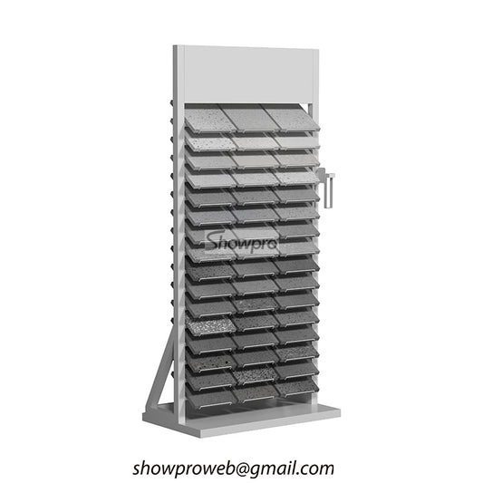 Durable sample tiles display stand custom display racks