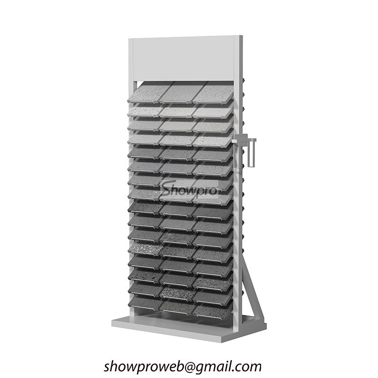 Durable sample tiles display stand custom display racks