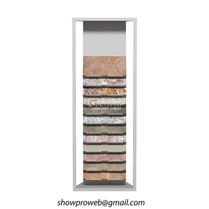 Freestanding marble stone sample stands