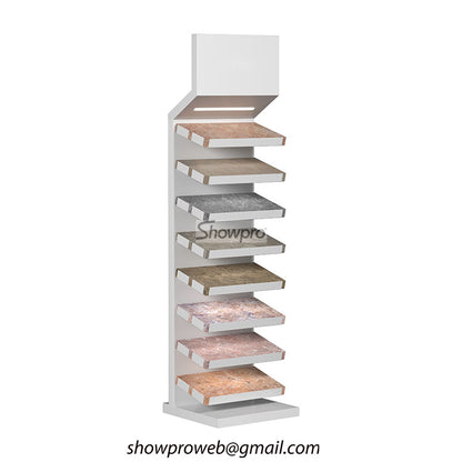 Marble and granite stone sample display rack