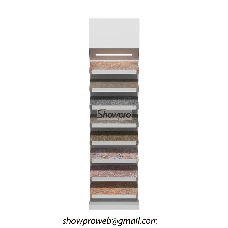 Marble and granite stone sample display rack