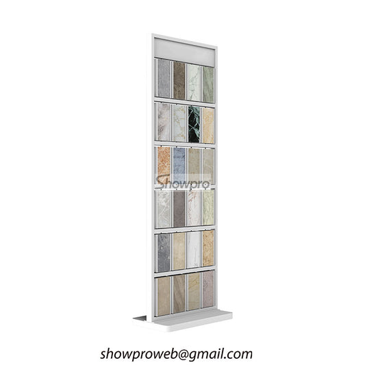 porcelain display stands tiles display rack design