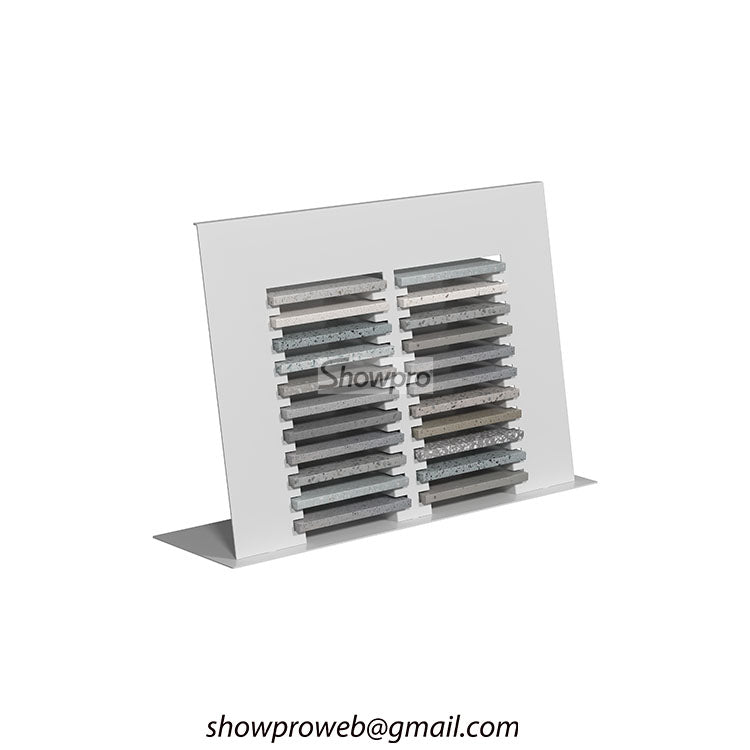 Quartz display stand ceramic tile showroom display