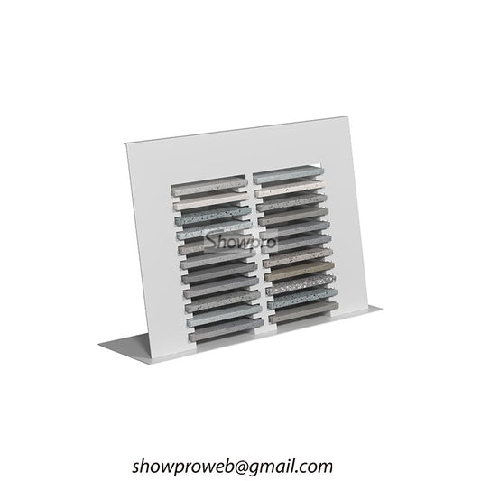 Quartz display stand ceramic tile showroom display