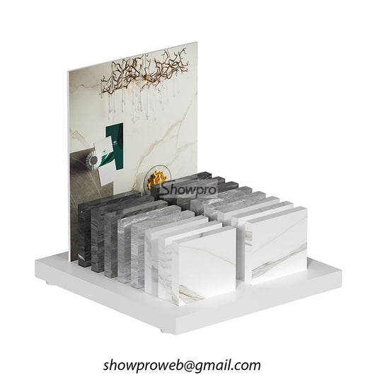 tile desktop display stand