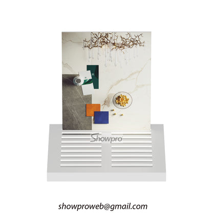 tiles desktop display stand stone display solutions