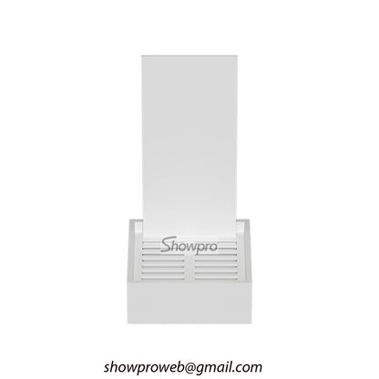 Modern tile showroom design stone sample display
