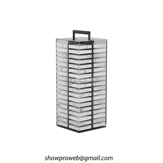 portable stone display rack