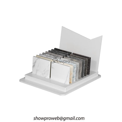 Compact countertop tile display unit for small showrooms