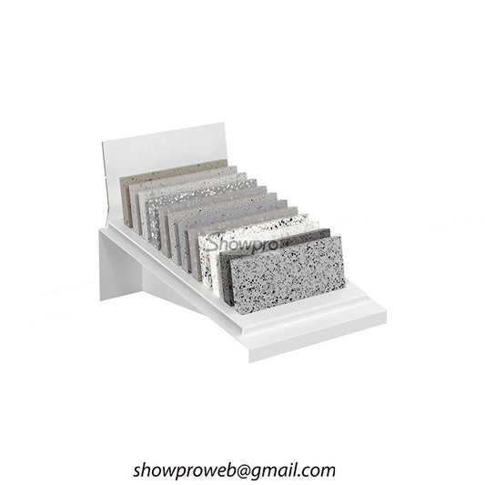 stone tiles display stand tile showroom display ideas