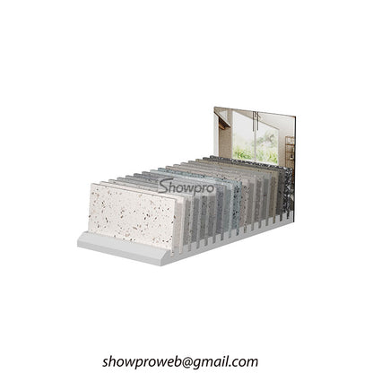 natural stone display stand tile racks