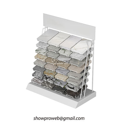 floor tile display stand tile shop display ideas
