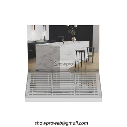 Stone sample display rack granite display props