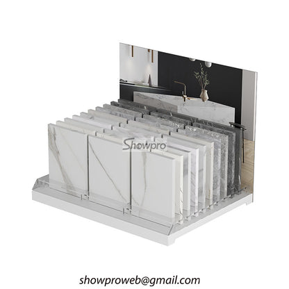 Stone sample display rack granite display props