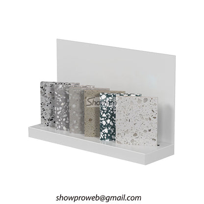 sample stone tabletop display stand stone rack