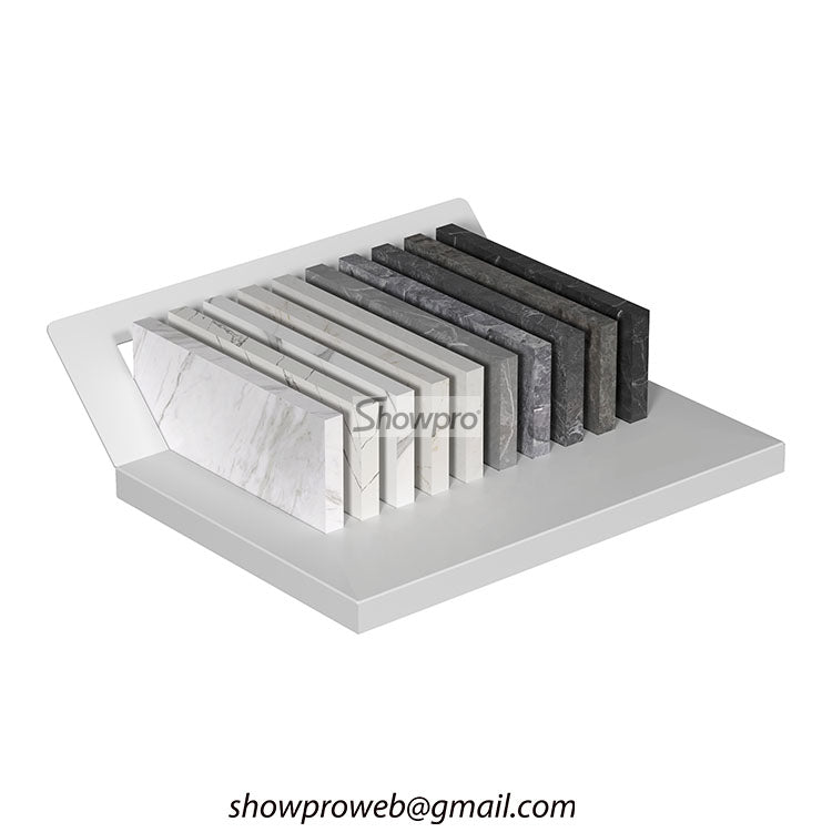 sample tiles countertop display stand stone displays