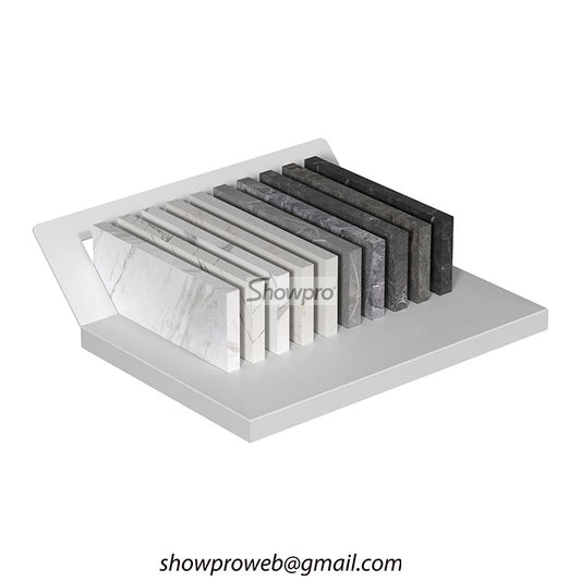 sample tiles countertop display stand stone displays