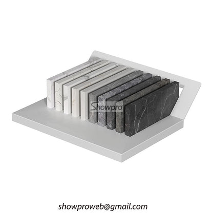 sample tiles countertop display stand stone displays