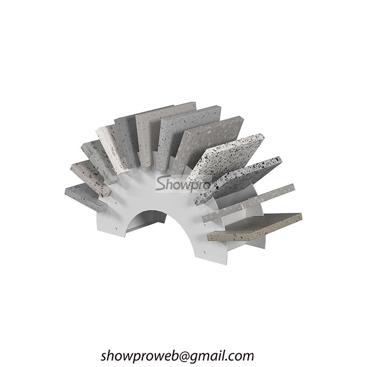 sample stone countertop stand tiles rack